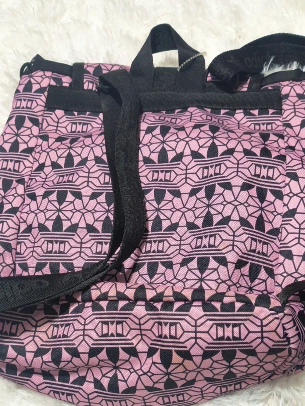 Adidas Purple And Black Backpack - Picture 2 of 4